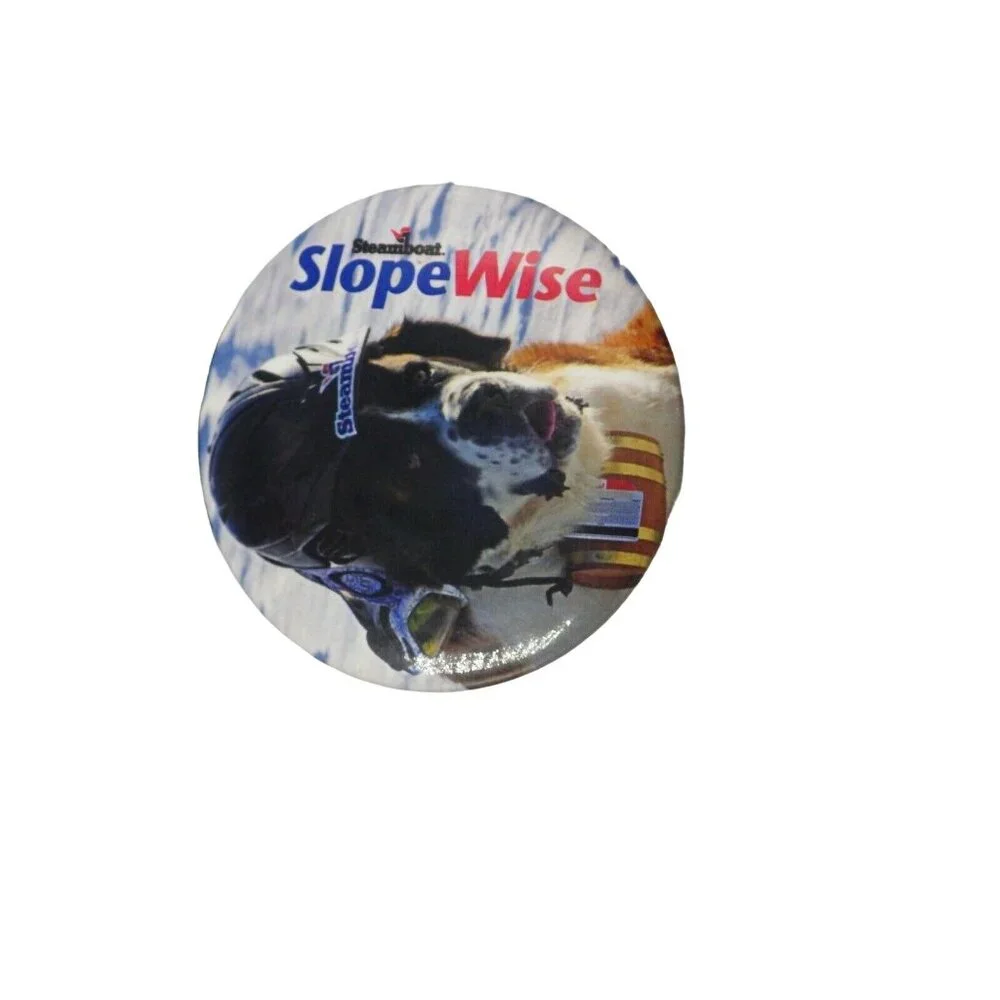 Slopewise St Bernard Pin Steamboat Springs Ski Patrol Safety Campaign